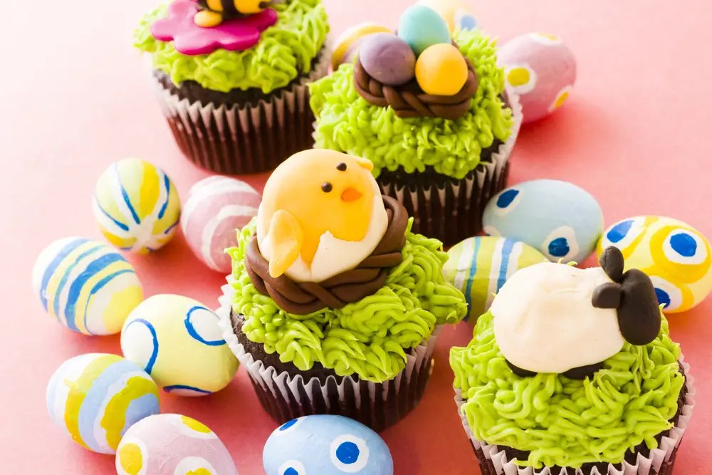 easter cupcakes